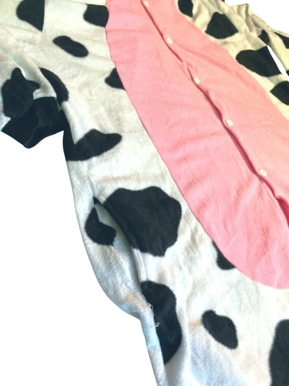 Spooktacular Creations Cow One Piece Pajama Costume Adult M